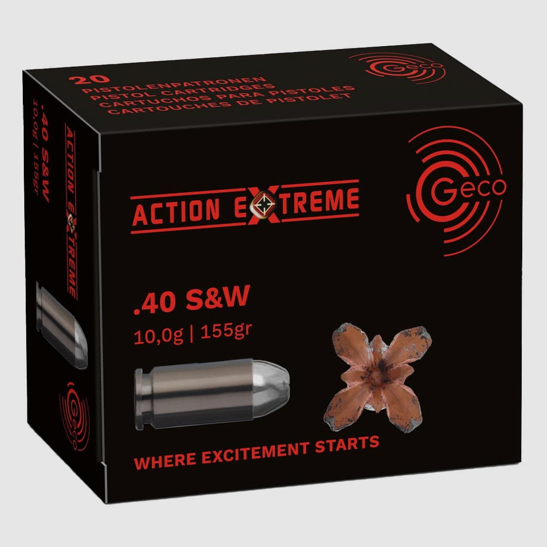 Geco .40S&W Action EXTREME 10,0g - 155gr