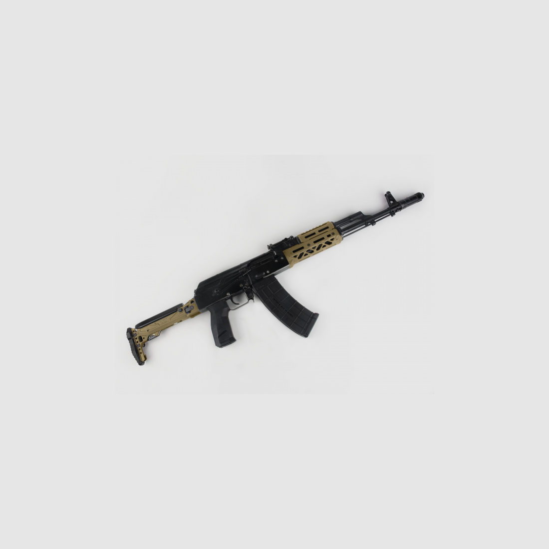 KPYK adjustable folding stock for AK CRC 9033 Coyote Tan