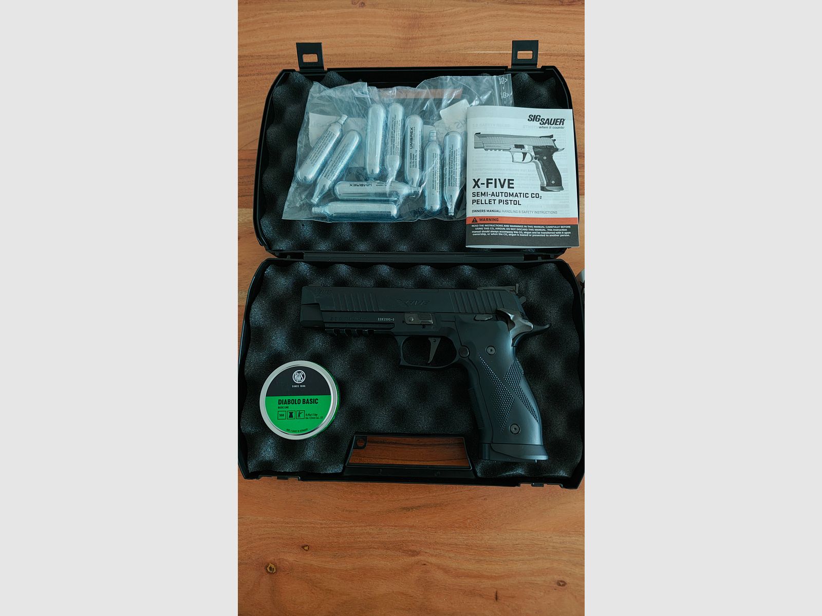 SIG SAUER P 320 X-Five BlowBack CO2 pistolet 4,5 mm