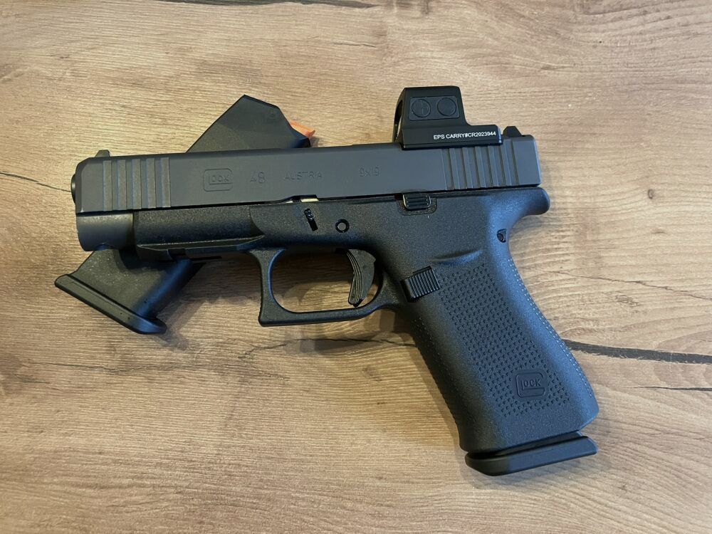 Glock 48 MOS inkl. Holosun Rotpunkt	 9mmLuger