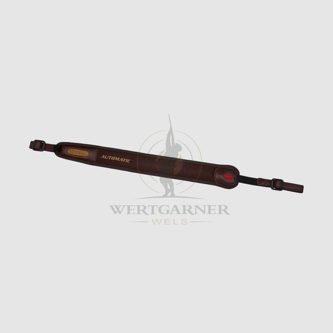 Niggeloh Sangle de fusil AUTOMATIC, marron, 68-105cm