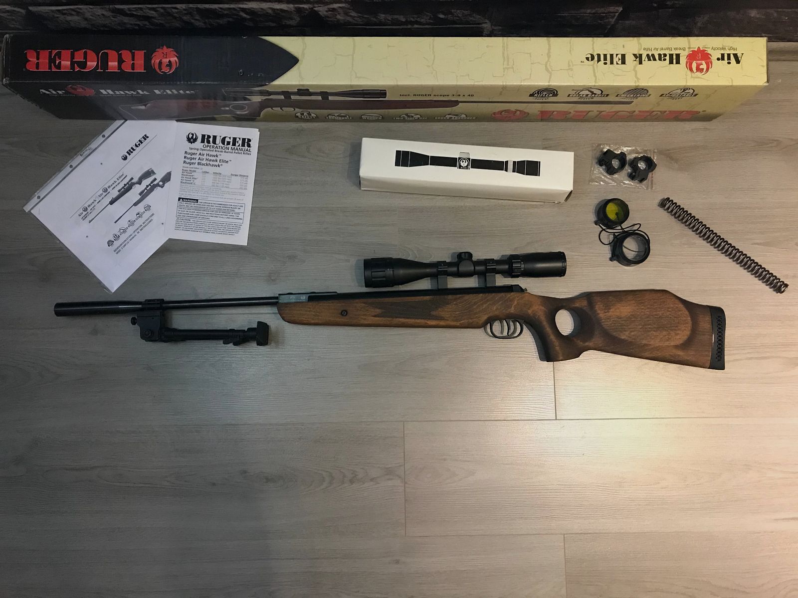Ruger Air Hawk Elite Set Luftgewehr OVP