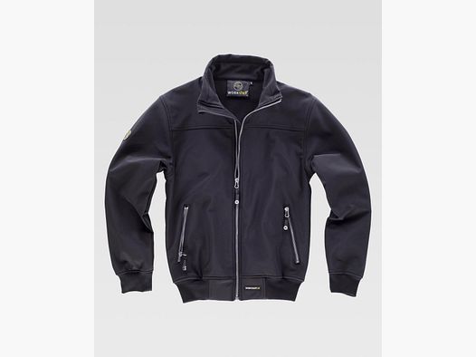 WORKSHELL liscio nero taglia S