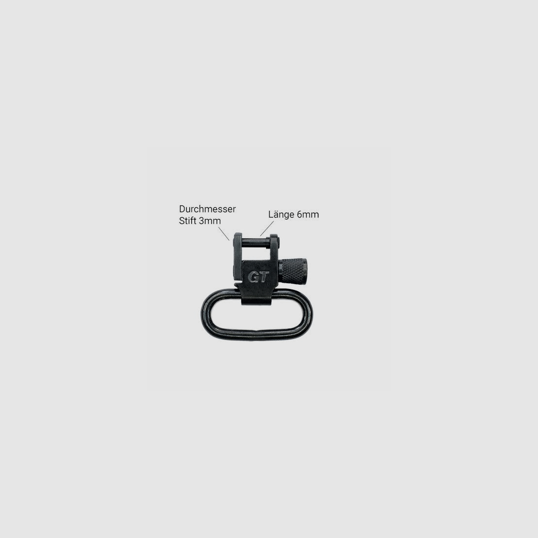 Riemenbgel fr europische Riemenbgelsen 3,1mm 1 Stck