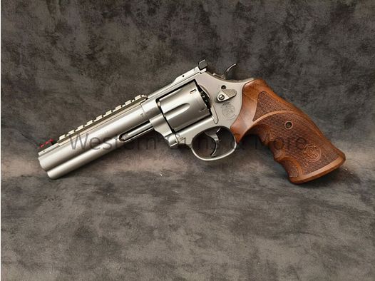 Smith & Wesson S&W 686 Target Champion - Merkle Tuning 6 pouces en acier inoxydable sablé