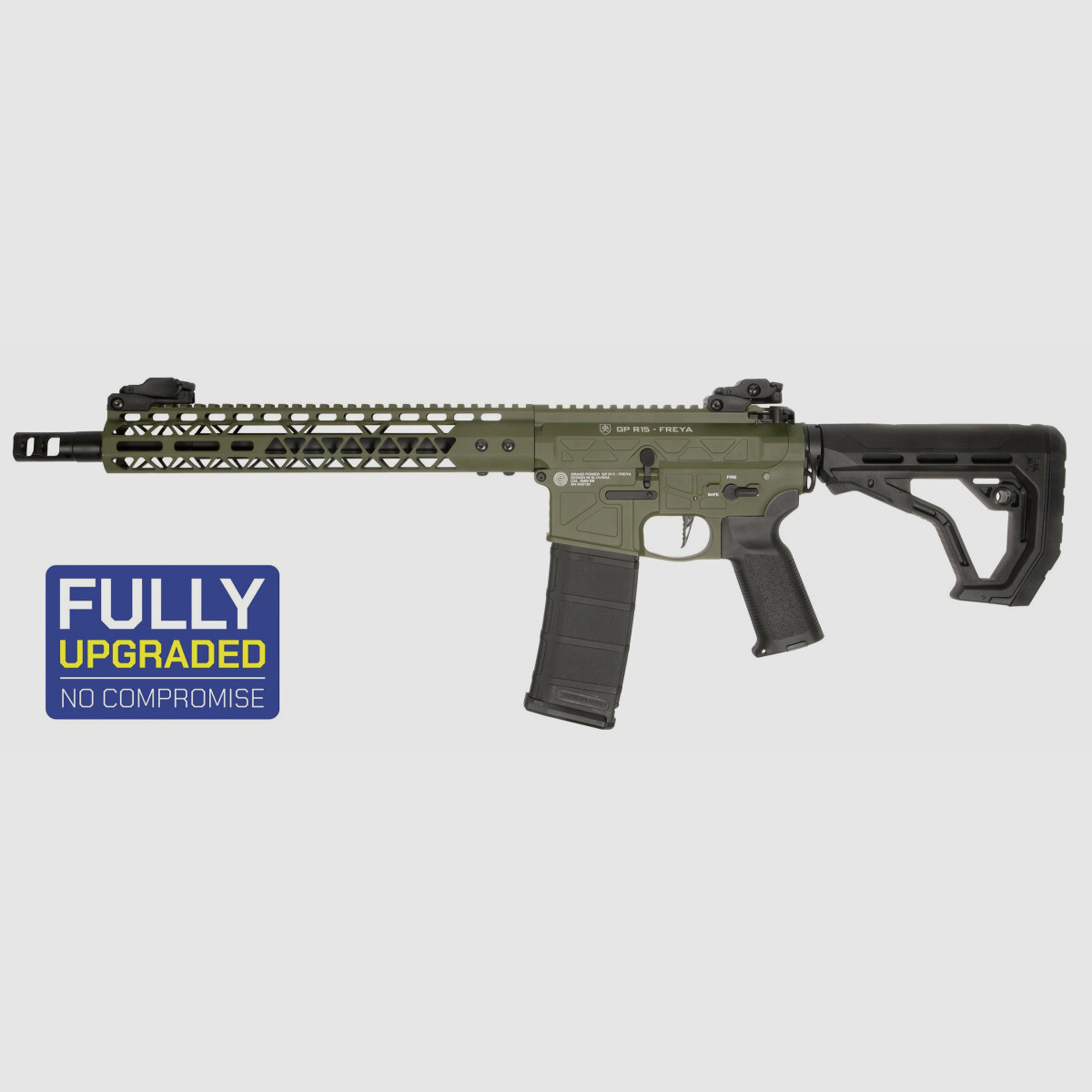 GP R15 FREYA Skeleton 13" gen.2 Mlok FREYA ALPHA Oliv S-AEG Frei ab 18 Jahren | Delta Armory