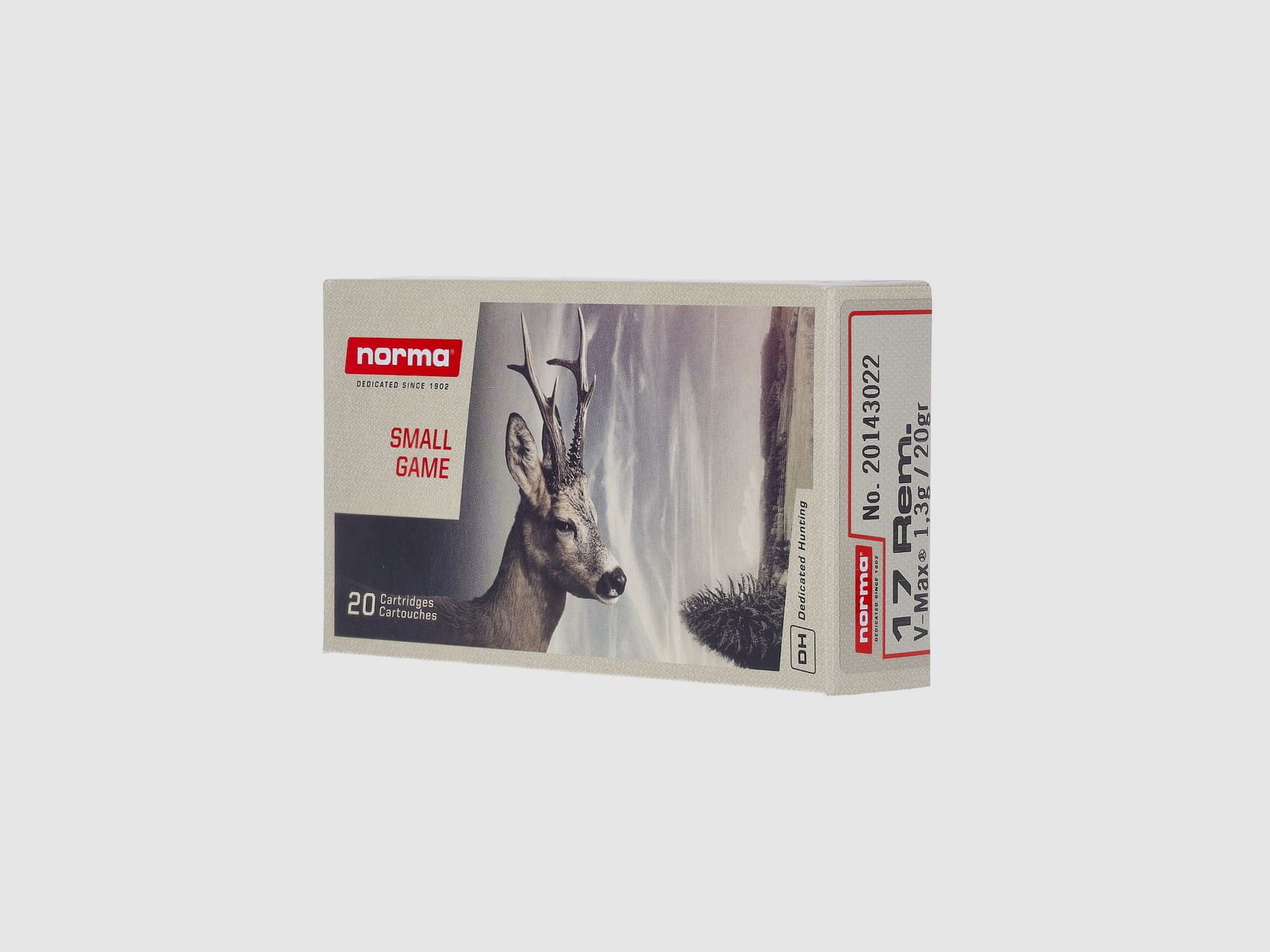 Norma .17 Rem. V-Max 20 gr. - 20 stuks, afbeelding 1 van 2