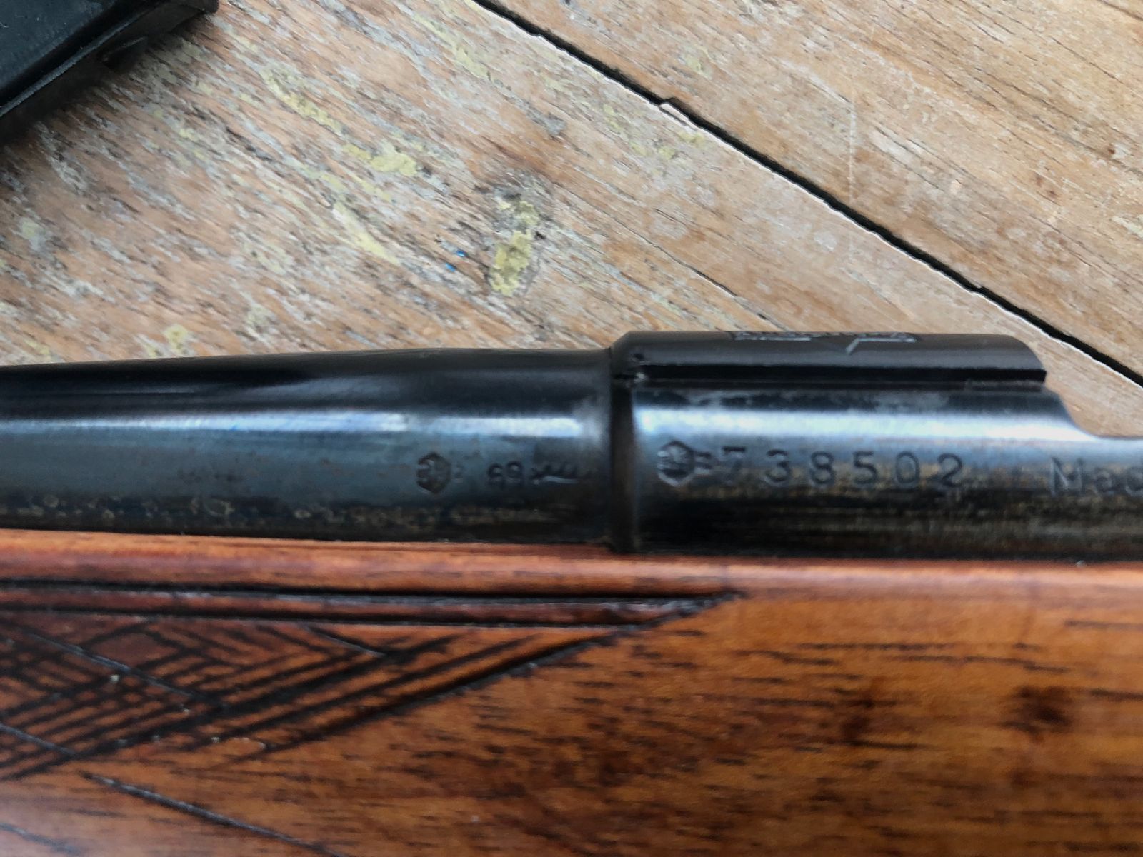 Wunderschöner Anschütz Stutzen im Kaliber .22 WinMag 