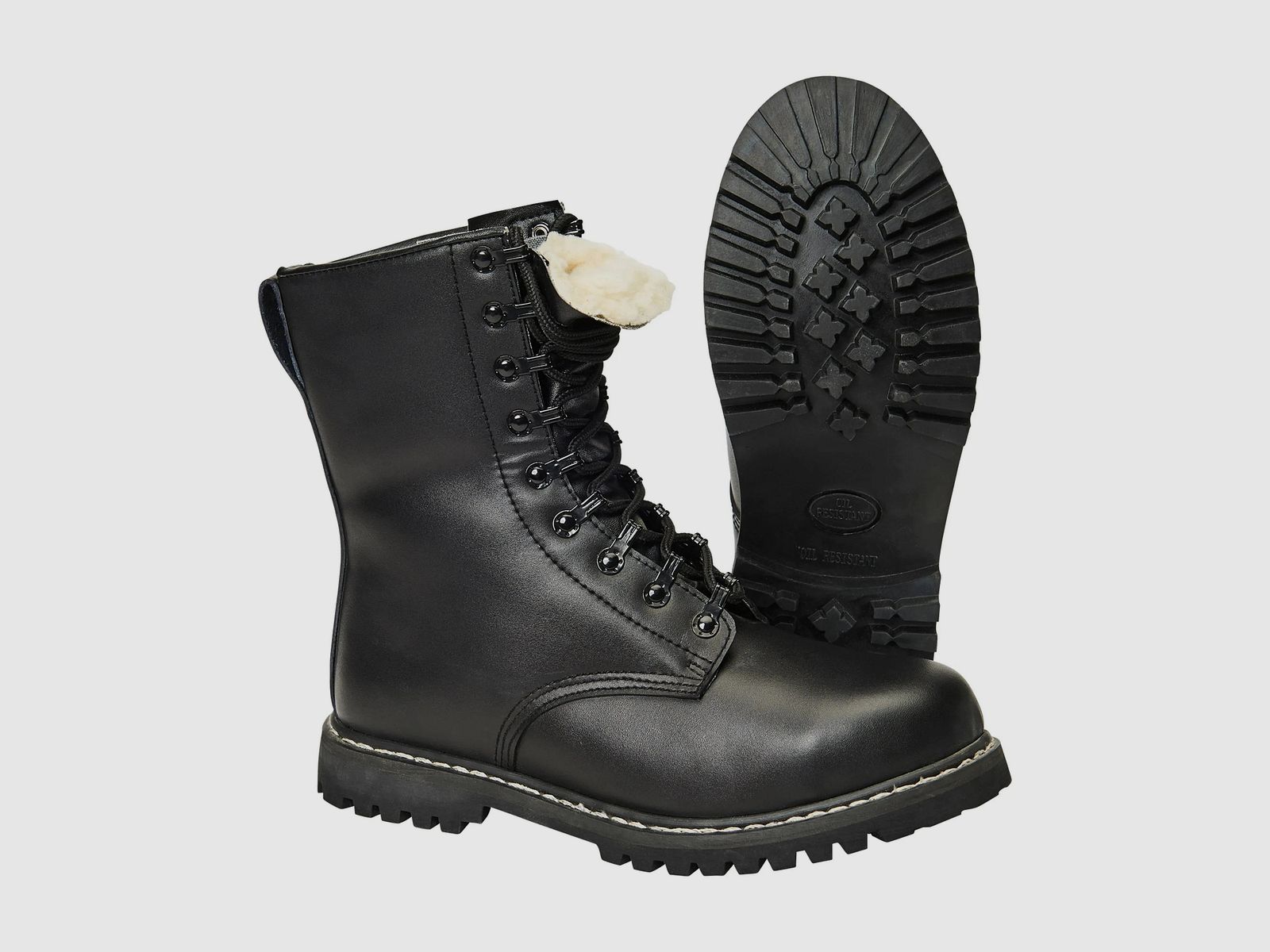Brandit Springerstiefel mit Stahlkappe und Futter