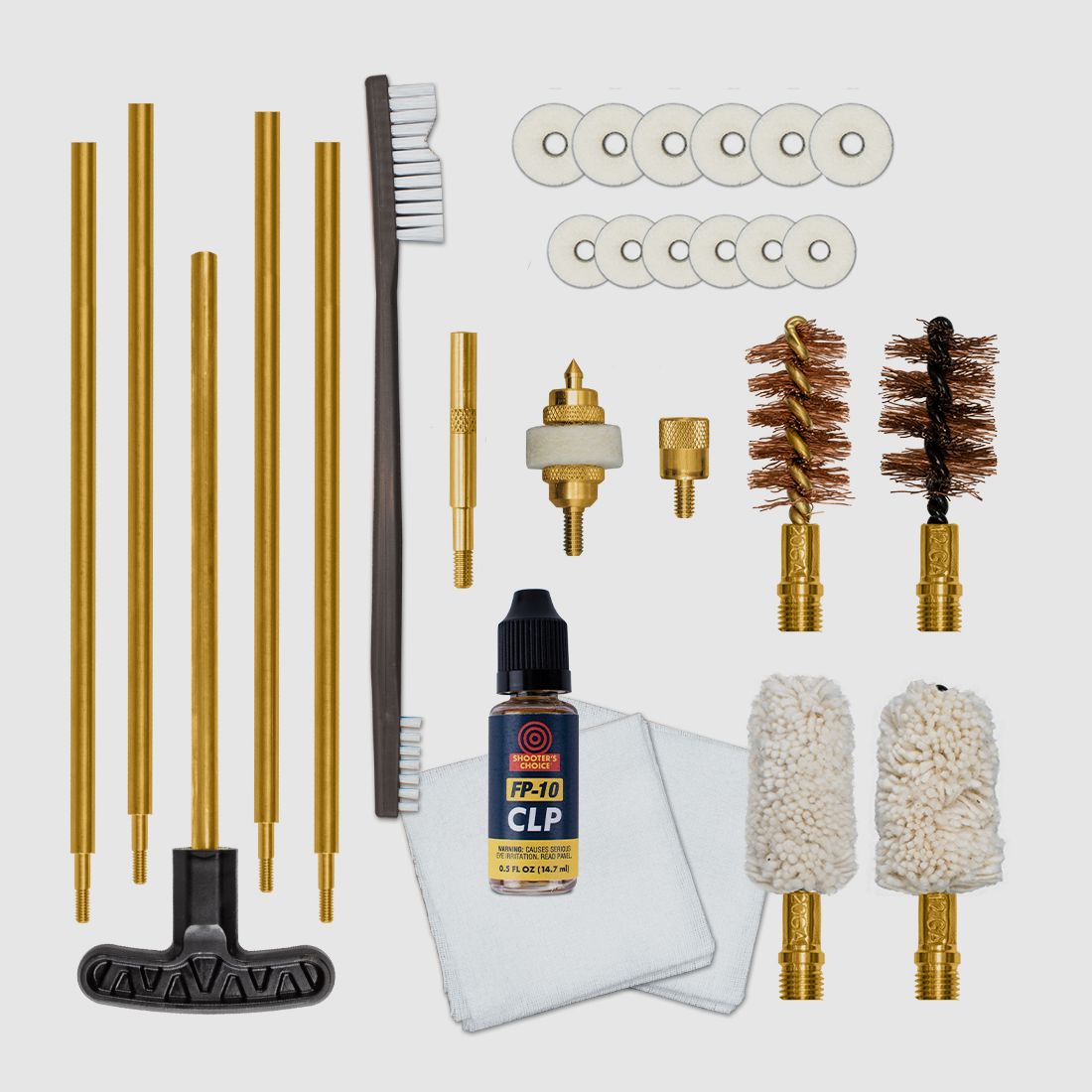 Zestaw czyszczący Otis dla .12 + .20 w tym pudełko do przechowywania