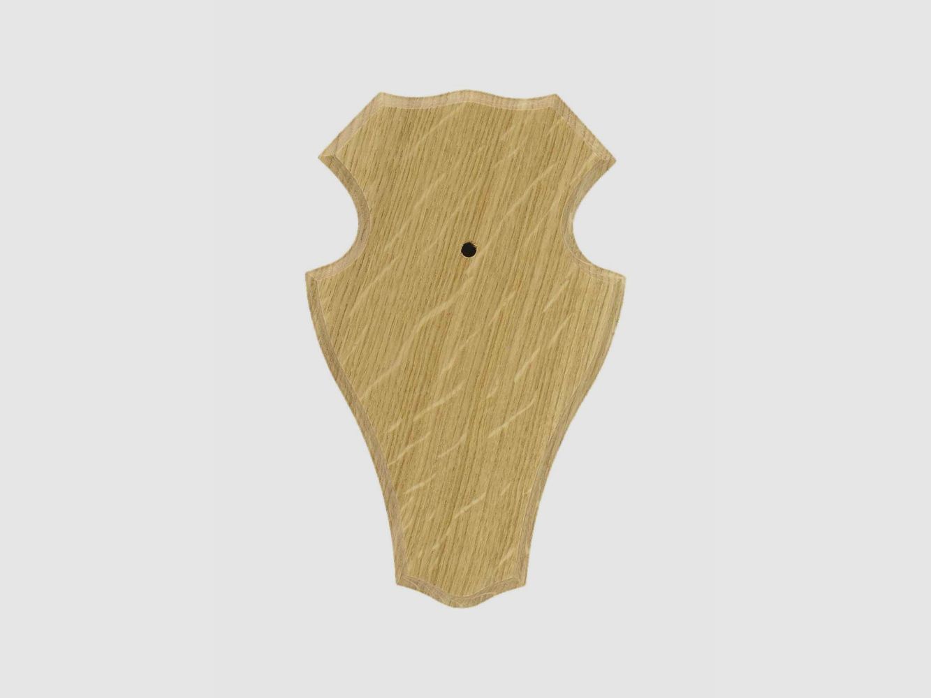 Eurohunt Trophy Plaque Roe Deer in Light Oak 19x12 cm - Set of 5 with Metal Clips, image 2 of 4