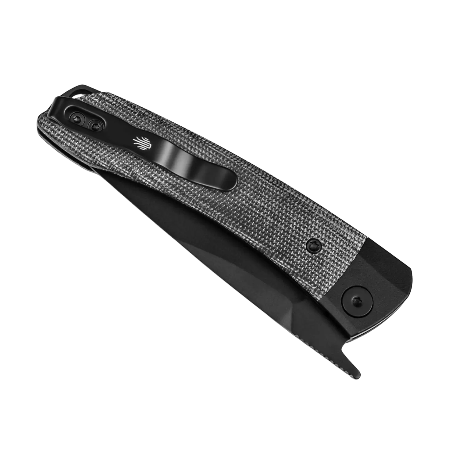 Kizer Mini Momo 154CM Aluminium & Micarta Tout Noir, image 3 sur 5