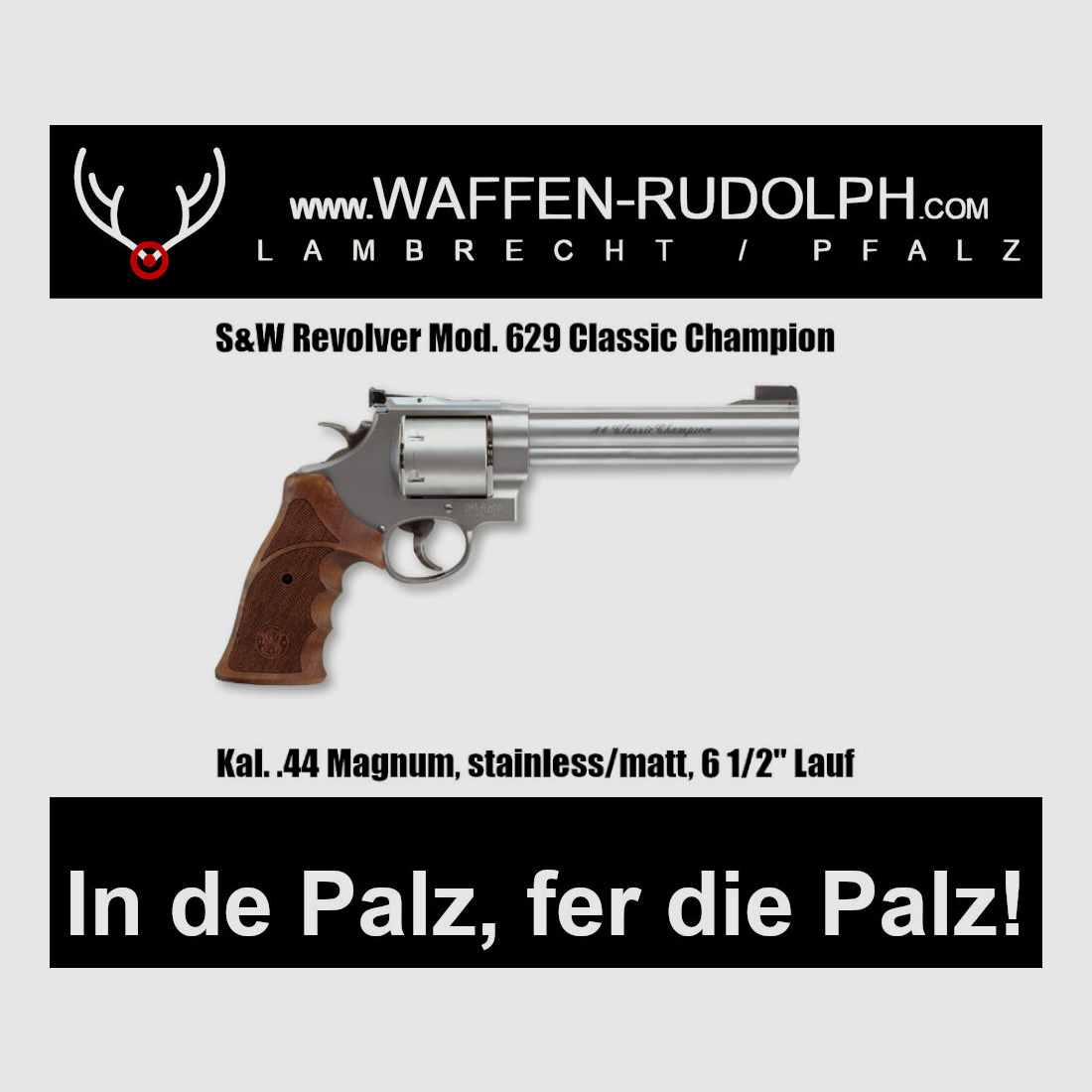 Smith & Wesson Mod. 629 Classic Champion caliber 44Mag. S&W 629