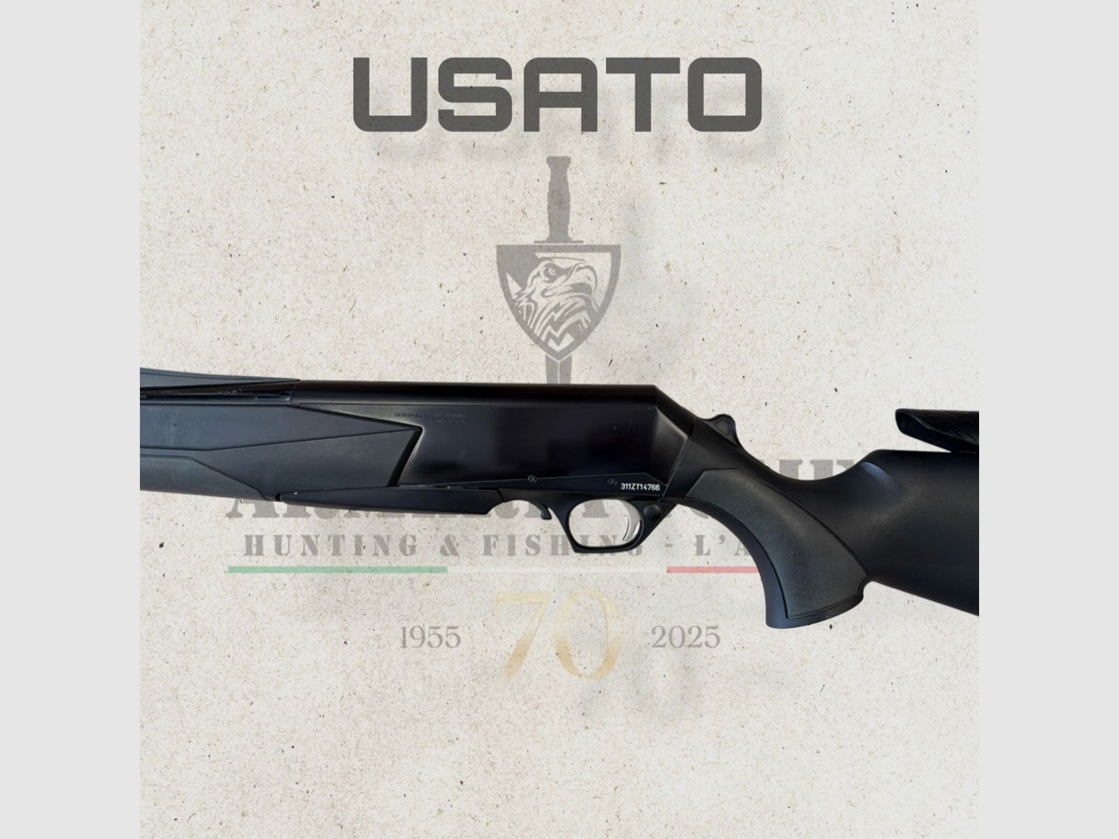 USATO – CARABINA – BROWNING MOD. BAR MK3 HC FLUTED cal. 308 Win., immagine 6 di 6