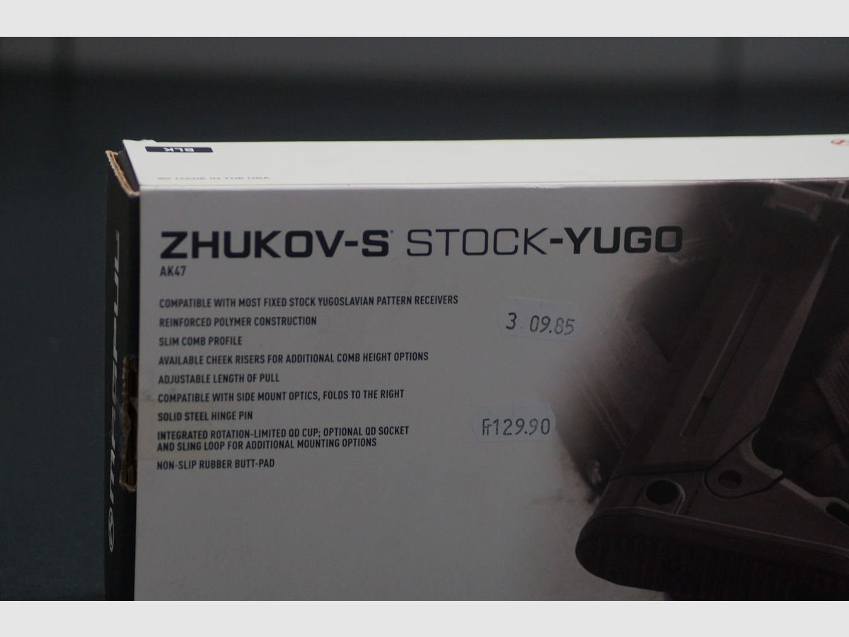 Magpul ZHUKOV-S Stock Schwarz, Bild 3 von 5
