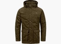 Herren Marlo Suede Jacke Dunkelbraun Dunkelbraun S