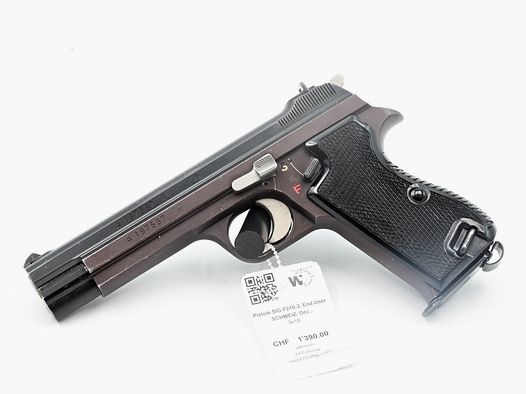 Pistole SIG P210-2, End User SCHWEIZ, Occ., 9×19