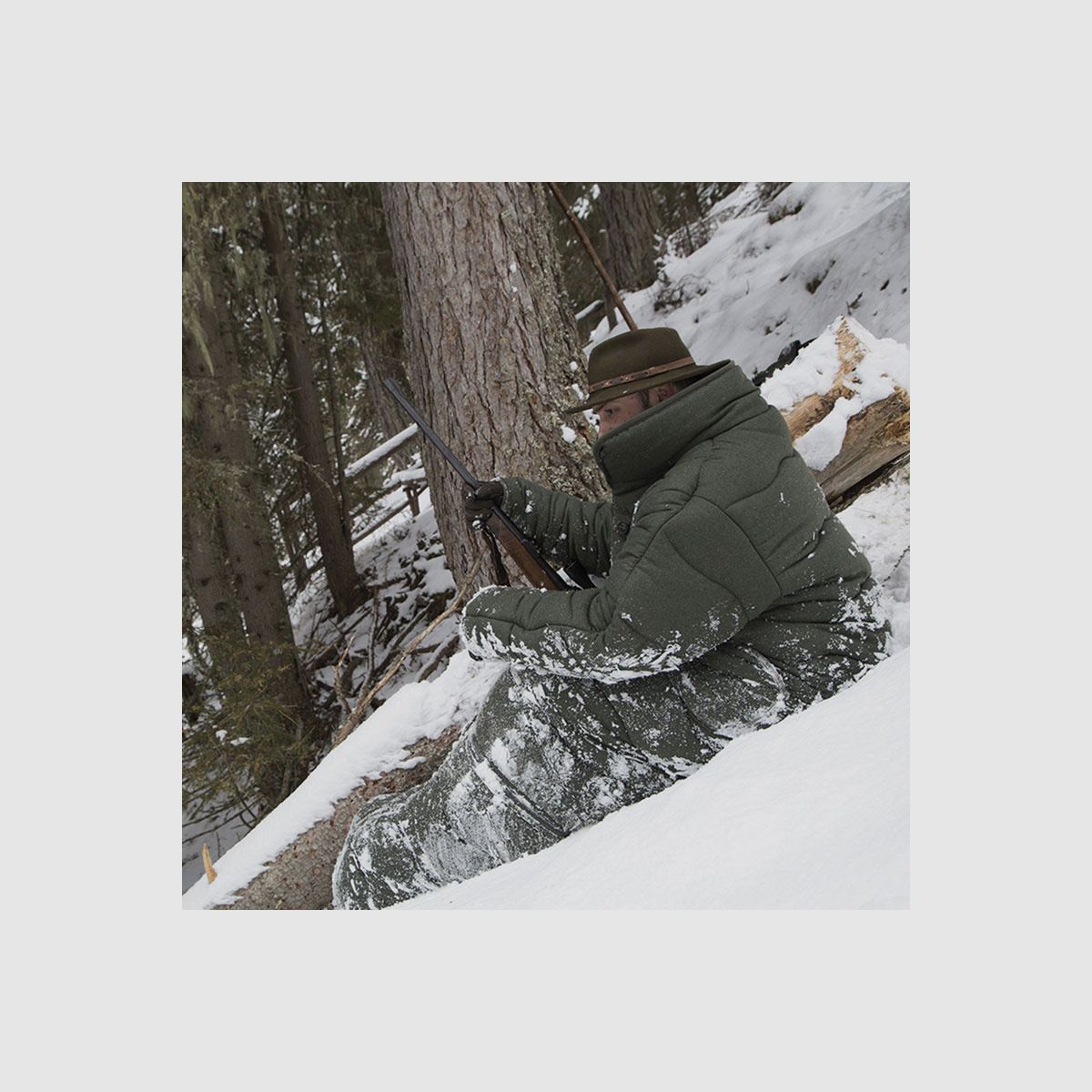 CARINTHIA Manteau d'entrée avec partie pour les pieds en fausse fourrure (Taille XL)