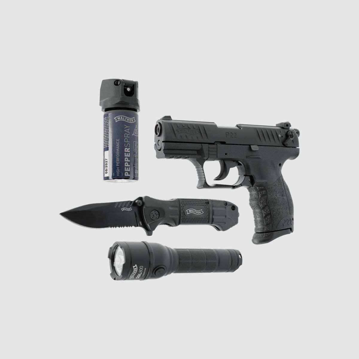 WALTHER P22Q R2D-Kit Schreckschuss Pistole 9mm P.A.K.