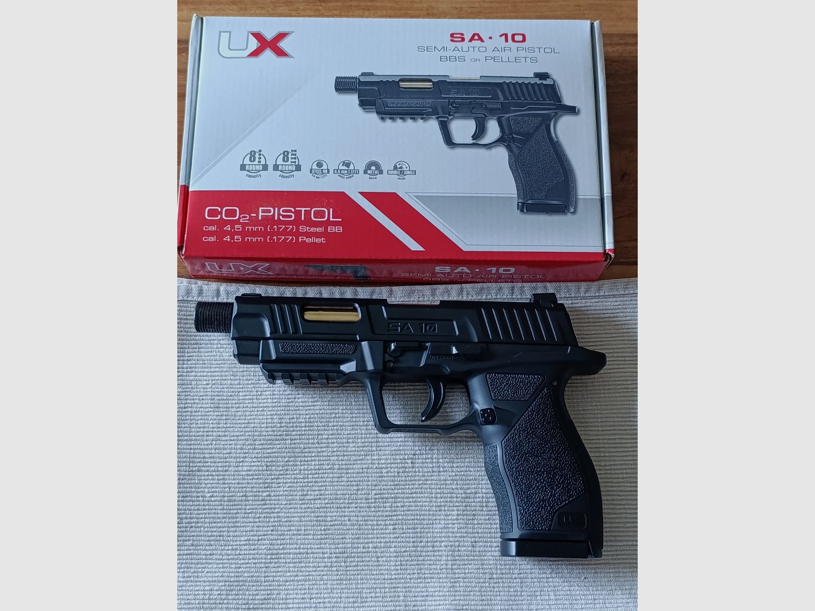 Pistolet Umarex UX SA10 Co2 4,5 mm BB/Diabolo