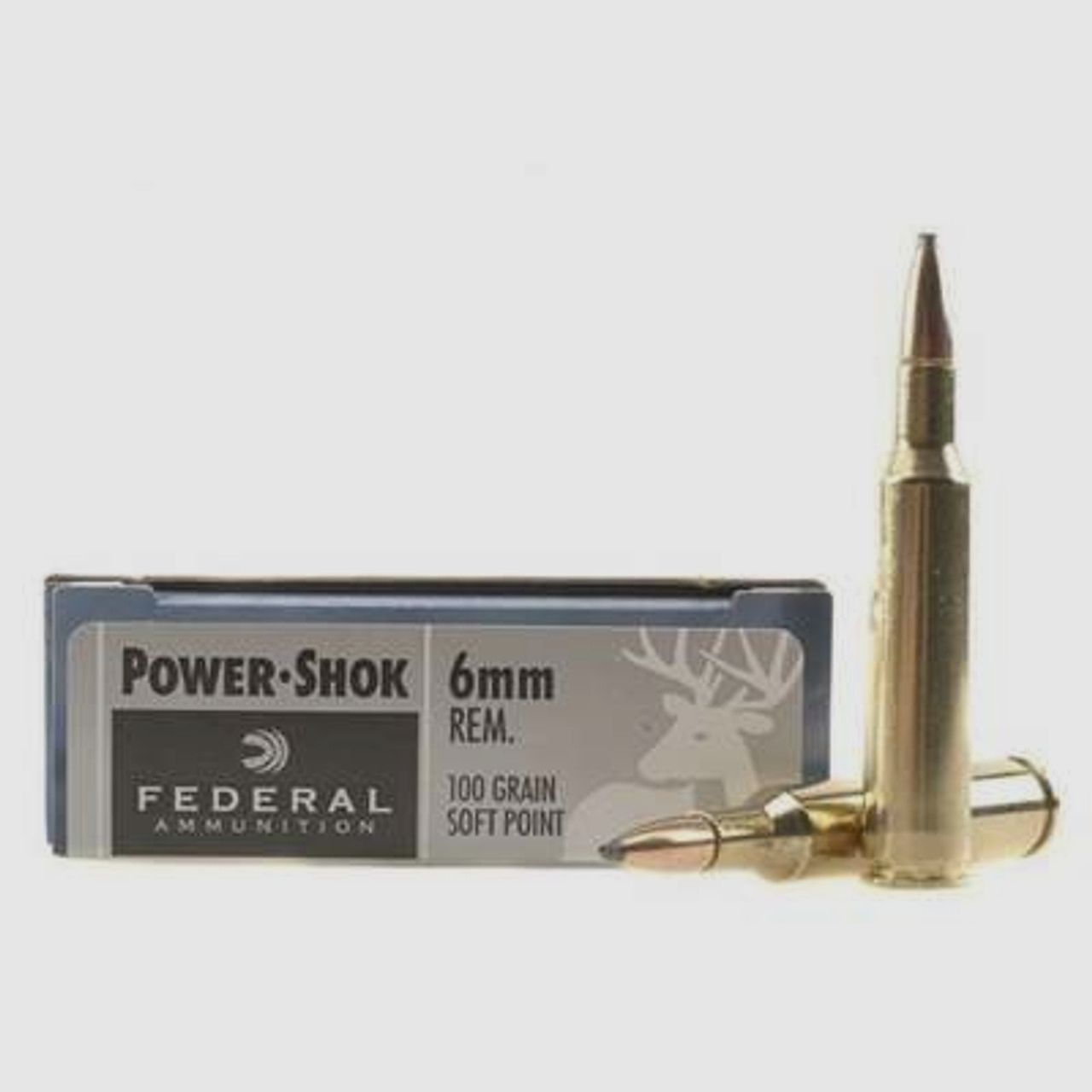 Federal Power-Shok 6mm Rem. 100GR JSP 20 cartridges