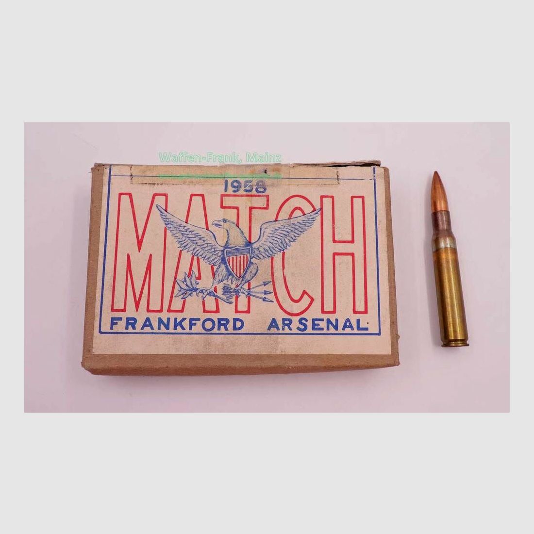 Frankfort Arsenal, USA rifle cartridges