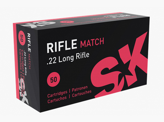 SK RIFLE MATCH - .22LR - 2,59 G / 40 GRS. - 50 PZ.