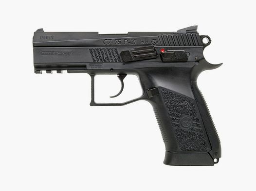 CO2 Pistole CZ 75 P-07 Duty Blow Back schwarz Metallschlitten Kaliber 4,5 mm BB (P18)