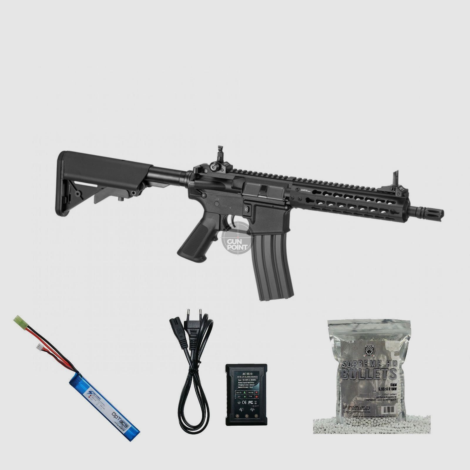SET !!! Softair - Gewehr - G & G CM15 CQB 8,5" - ab 14, unter 0,5 Joule