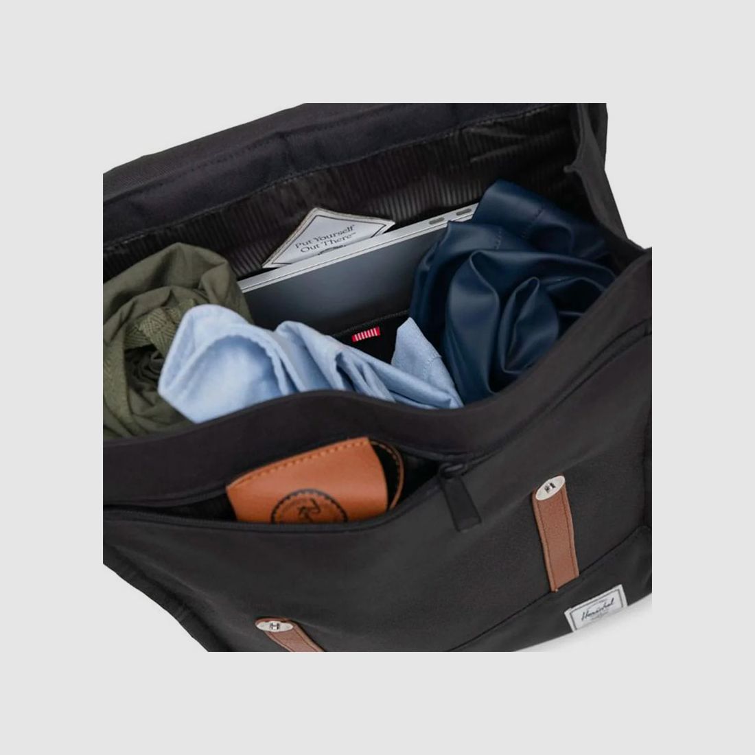 Rucksack – Herschel – Survey Backpack | 20L | Schwarz, Bild 3 von 7