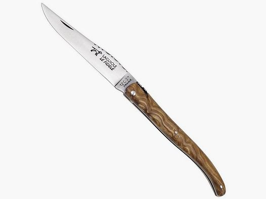 Laguiole Taschenmesser geschmiedet Olivenholz 42a konform legal fhren