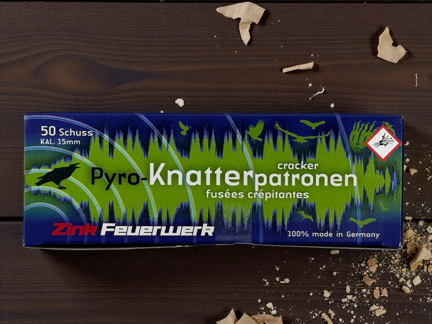 Zink knalpatronen kaliber 15mm