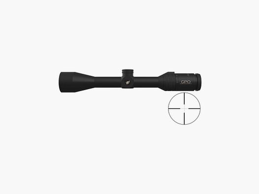 Lunette GPO PASSION 3x - 3-9x42 - Réticule Plex SFP