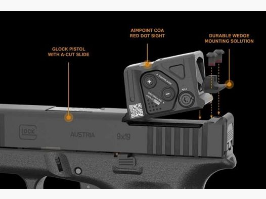 GLOCK Pistol Mod. 45 Gen5 A-Cut Combo 9mmLuger Aimpoint COA