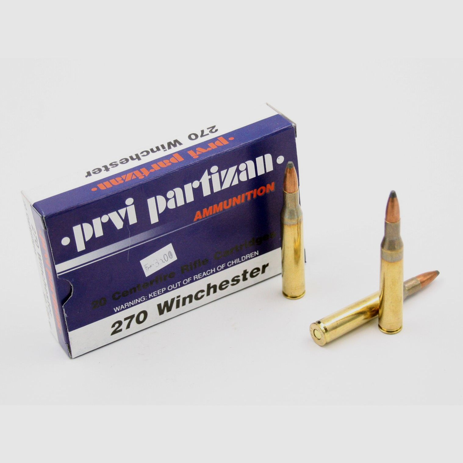 Prvi Partizan PPU, 270 Win, SP, 150 gr, 9,7 gr, 20 pz.
