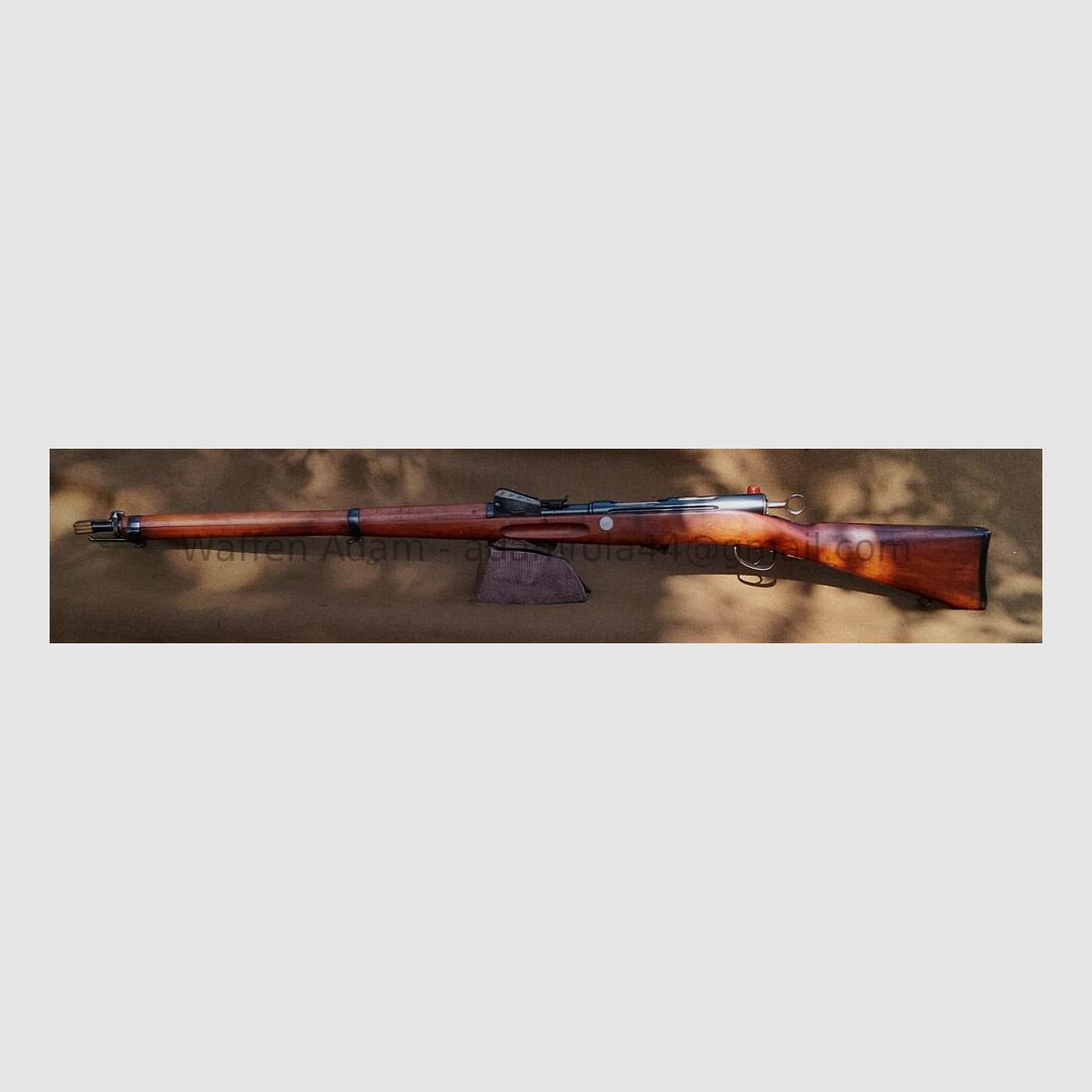 W+F, Fábrica de Armas Federal de Berna 1889 Rifle de cerrojo Schmidt Rubin
