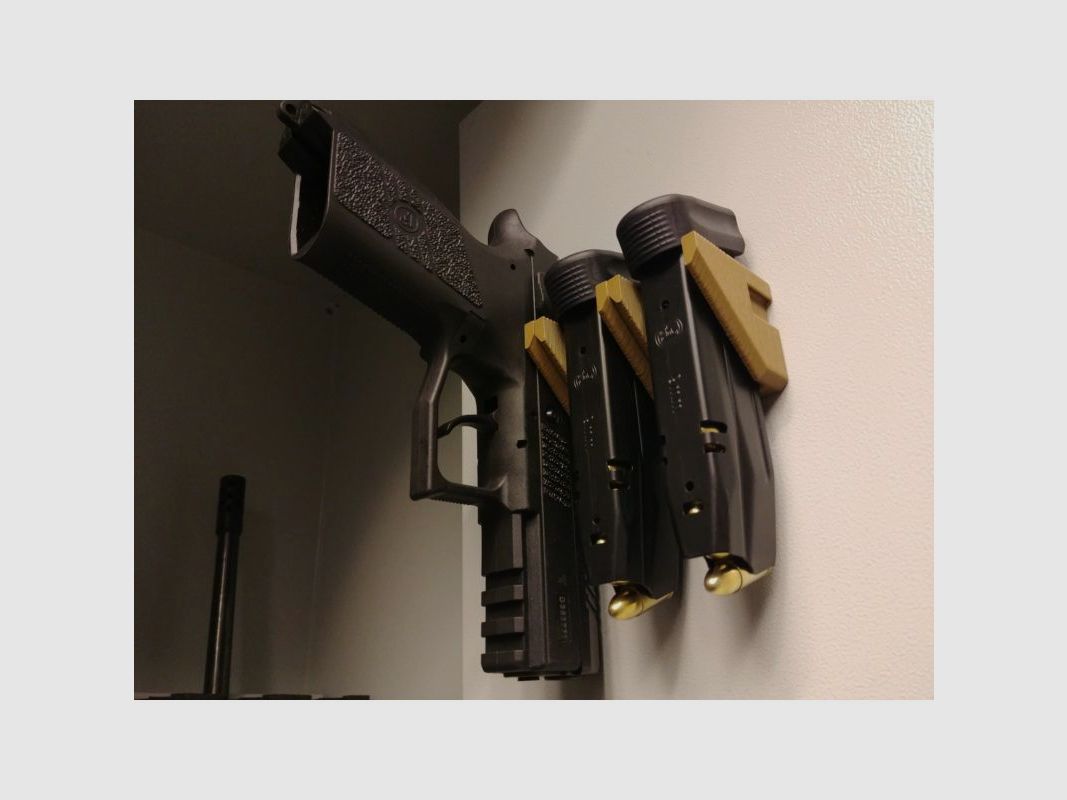 MHS Uchwyt magnetyczny na pistolet - czarny, zdjęcie 3 z 4