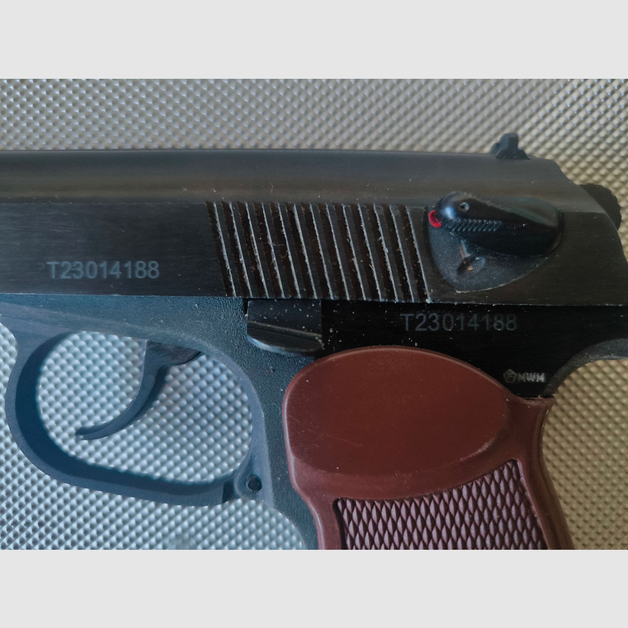 ⚠️ Achtung Plinker & Makarov Fans / Echte Rarität!! Baikal-Makarov MP- 654K Made in Russia & MDI-Braunes Leder Holster!! +1Dose 4,5mmStahlk. 