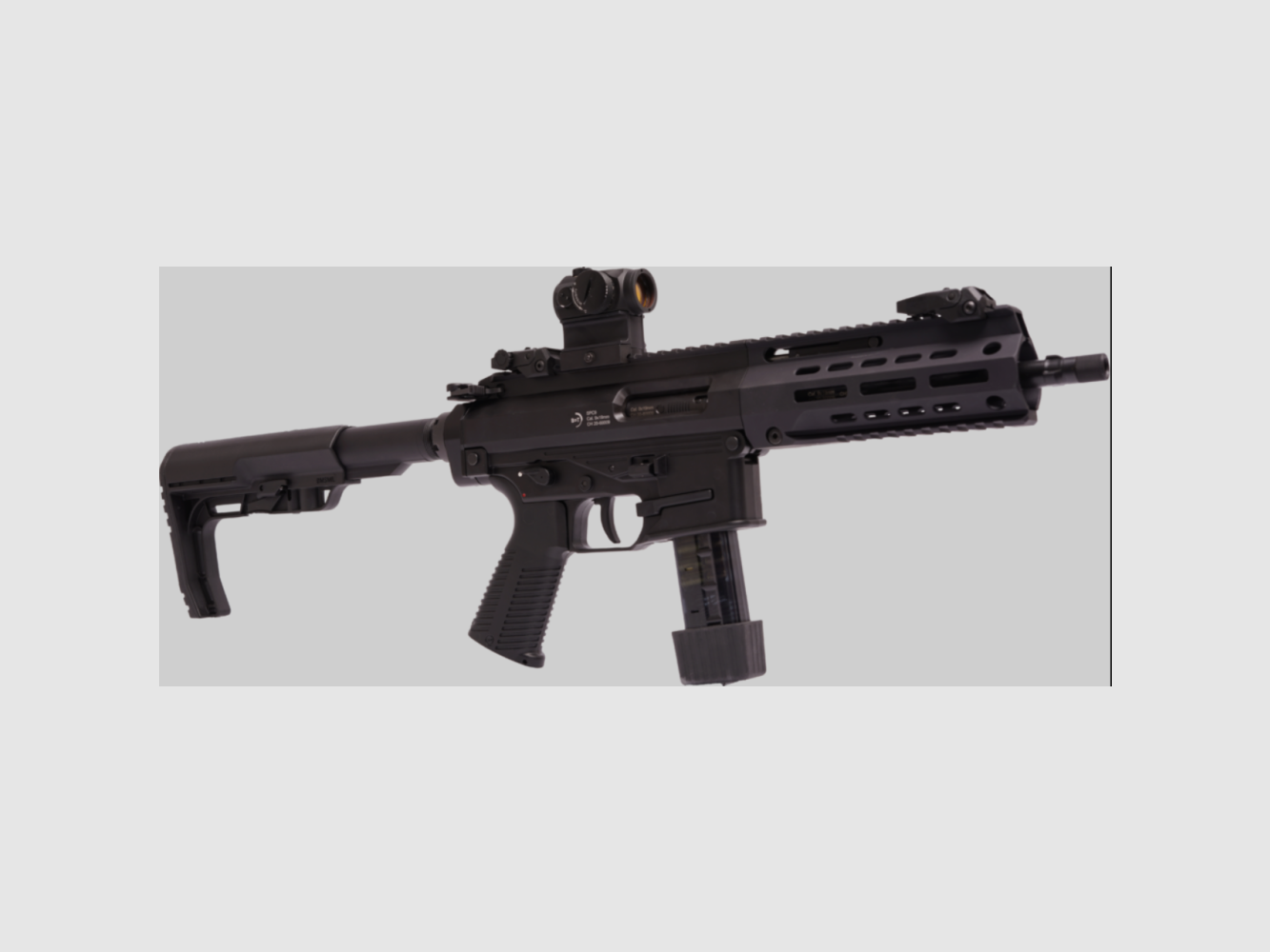 B&T SPC9 Halbautomat, 230mm, 9mm Para mit Aimpoint®