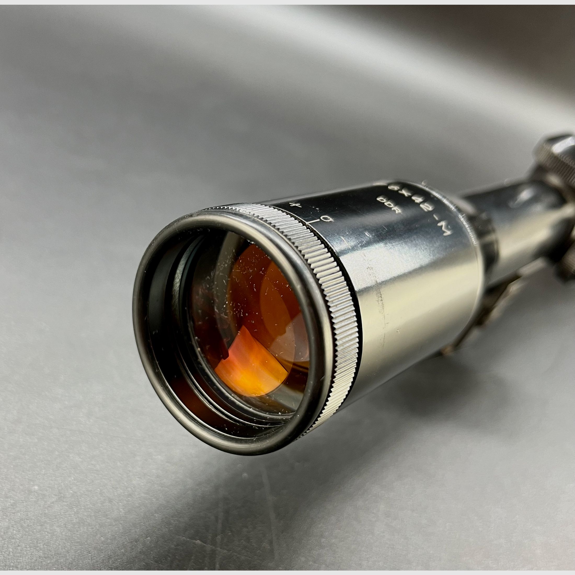 Carl Zeiss Jena Zielfernrohr ZF 6x42 M DDR Absehen 1 mit Prismenschiene S0018