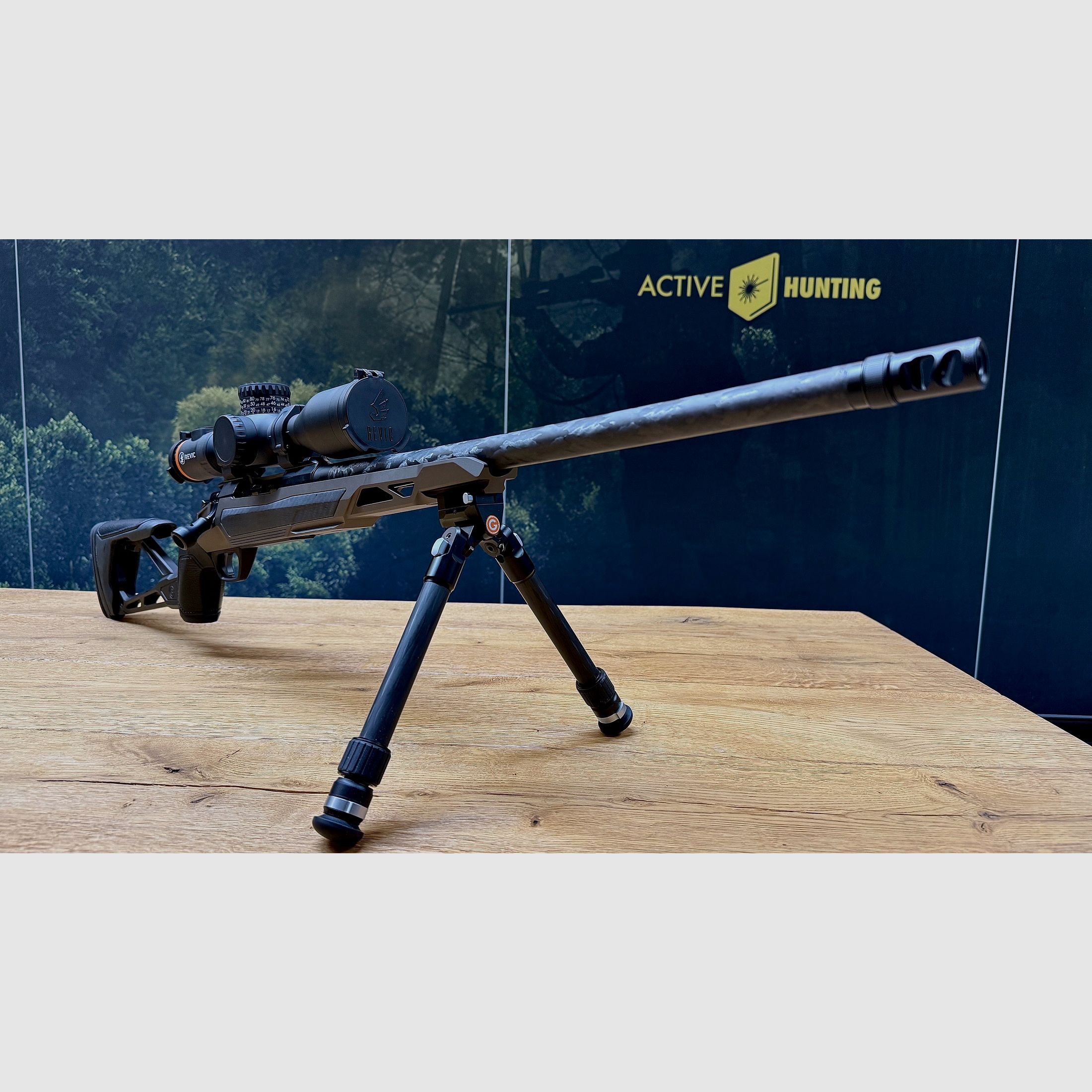 Gunwerks Endex / 6.5 PRC / 20'' barrel length / Revic mount / Revic Radikl RS25b 4-25x50 / Elevate 2.0 bipod / NEW