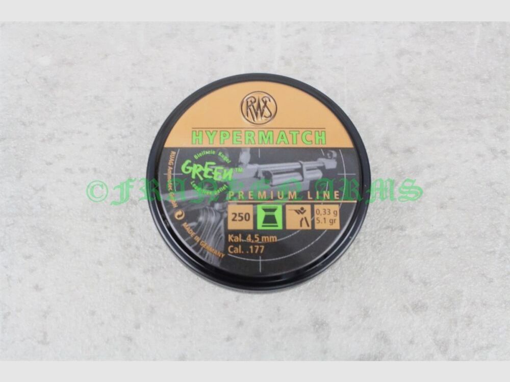 RWS HyperMatch 4,50mm 250 Stück Staffelpreise