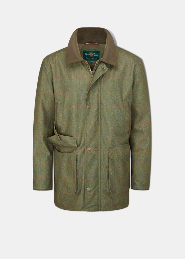 Alan Paine Didsmere Olive Tweed Herrejakke