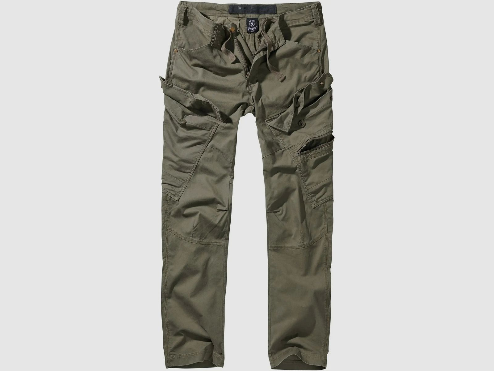 Brandit Brandit Adven Trouser slim fit - Oliva / M Uomini