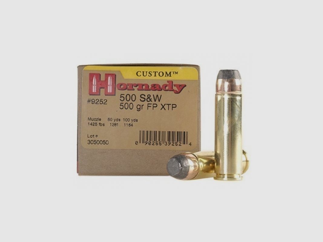 HORNADY 500 S&W 500GR XTP FP 20 STK