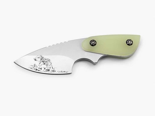 PUMA IP wild boar frischling, acryl fluoreszierend, Neck-Knife