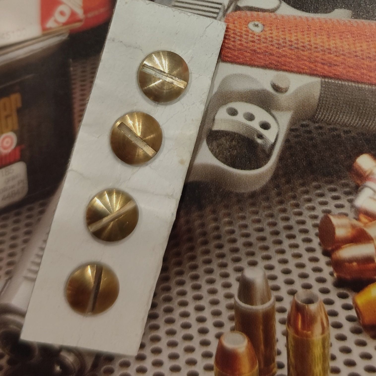 ❗1911 Griffschrauben, Edelstahl mit 23,8 Karat (~24 Karat) Gold echt vergoldet, sind matt