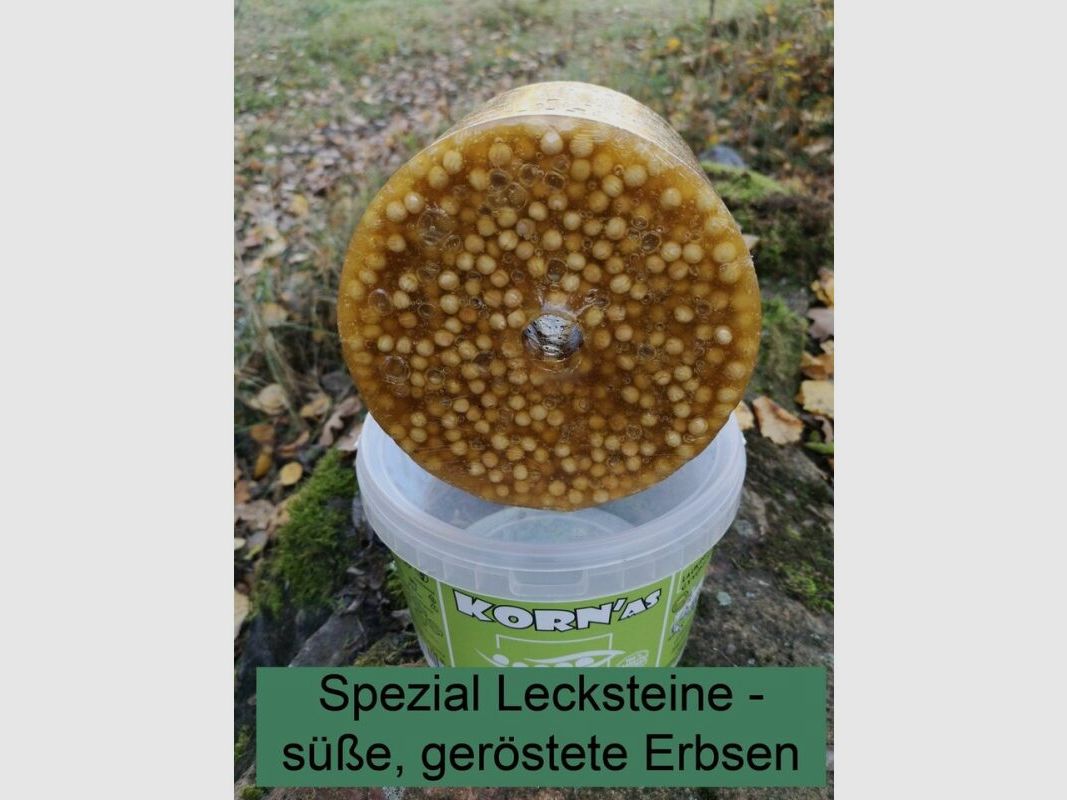 Wildlutscher Wild Leckstein Spezial Geröstete Erbsen