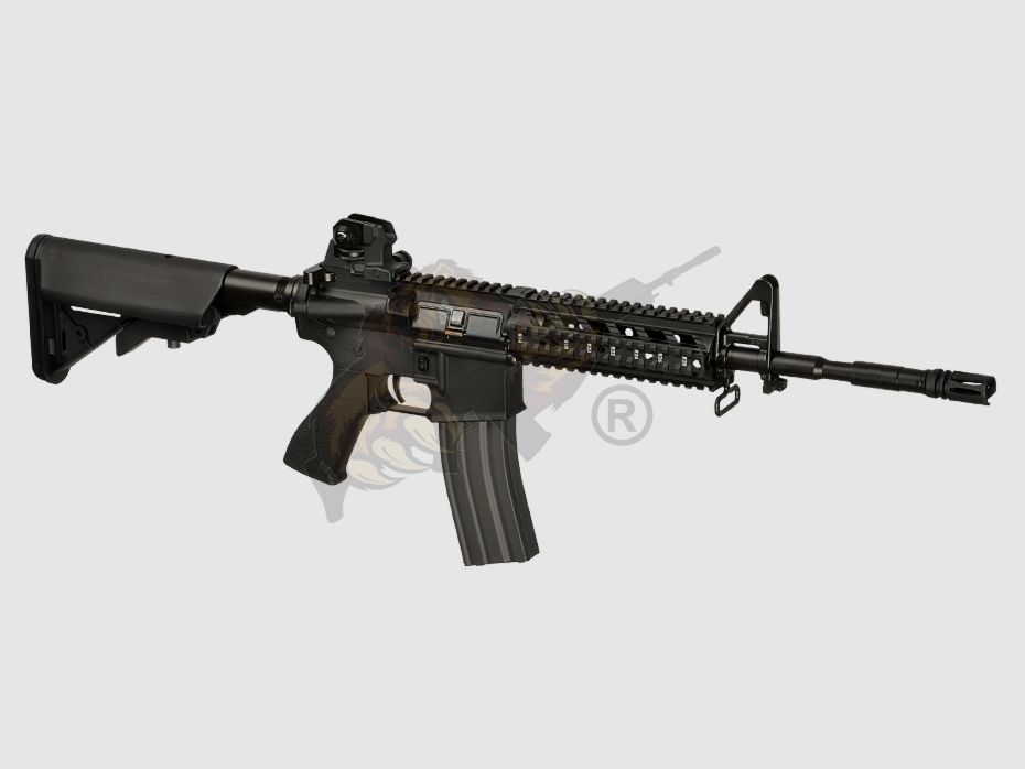 G&G CM16 Raider-L Polarstar F2 HPA - Version Schwarz Airsoft frei ab 18