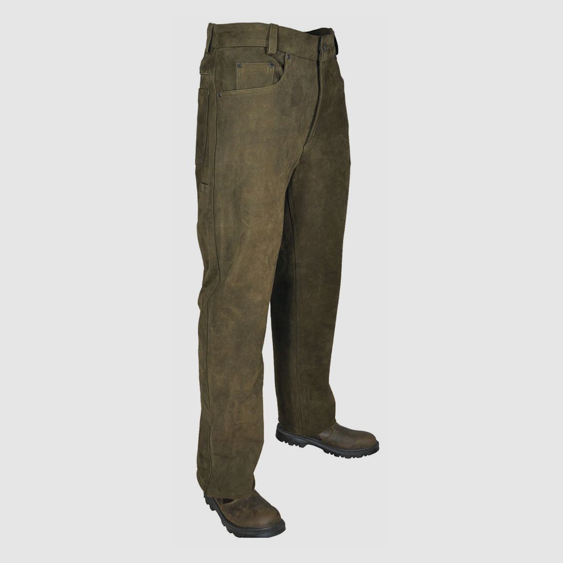 Pantalon de chasse en cuir de buffle